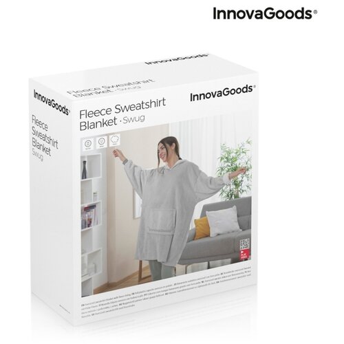 InnovaGoods Odeja pulover z rokavi in podlogo iz flisa Swug Cene