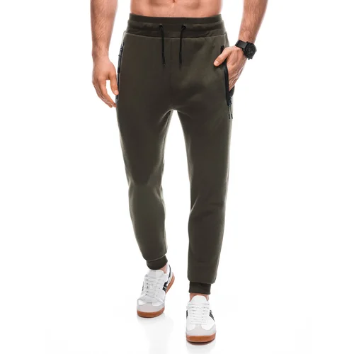 Edoti Men's sweatpants with zippered pockets EM-PASK-0102