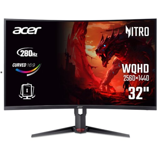 Acer Nitro XZ32QXC 31.5 QHD VA,2xHDMI,DP,280Hz,cur UM.HX3EE.105 Cijene