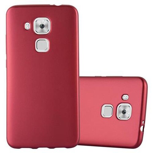 Cadorabo Case, združljiv s Huawei v kovinsko rdeči - za&scaron;čitni pokrov iz fleksibilnega silikona TPU, (20592782) Cene