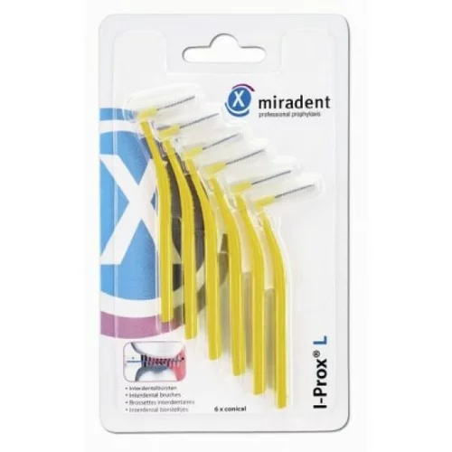  Miradent I-Prox L, medzobne ščetke – rumena, xFina