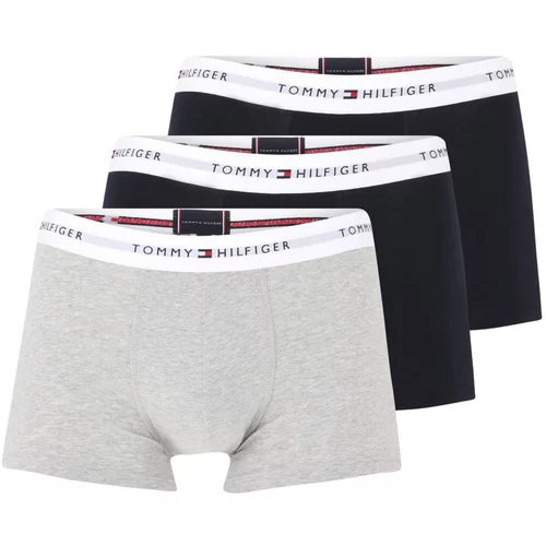 Tommy Hilfiger Underwear Bokserice 'Essential' noćno plava / siva melange / crvena / bijela
