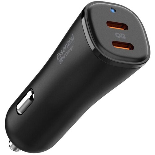 Spigen EV502 AVTOPOLNILEC 50W ČRN ZA TELEFONE USB-C, (22007697) Cene