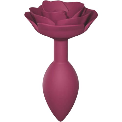 Ove to Love LOpen Roses M - silikonski analni dildo (bordo) Slike