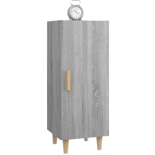  Komoda boja hrasta sonome 34,5x34x90 cm od konstruiranog drva Siva Slike