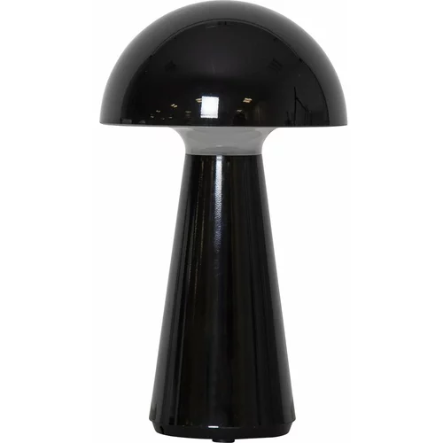 Star Trading Crna LED stolna lampa s mogućnosti zatamnjivanja (visina 28 cm) Mushroom –