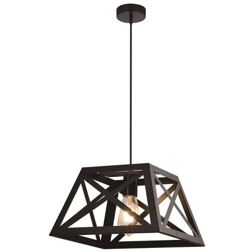 Candellux Lighting črna kovinska viseča svetilka 32x32 cm origami Cene
