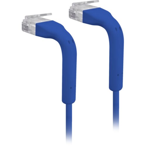 Ubiquiti U-Cable-Patch-1M-RJ45-BL Ultra-thin patch cable with bendable boots designed for installation flexibility, 3 mm outer diameter, 1m, Blue Cene
