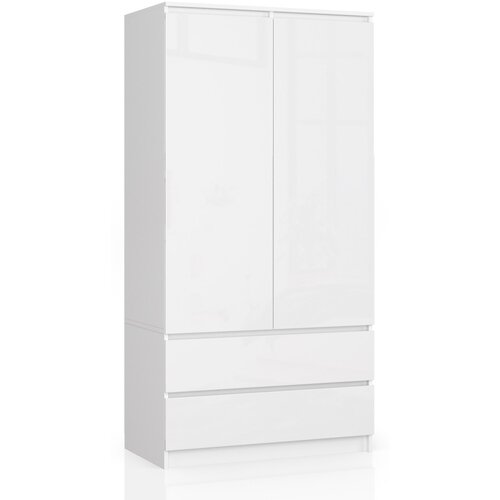 AKORD SZAFA S90 2D 2SZ CLP PK BELO SJAJ, (21713768) Cene