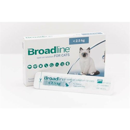 Merial Broadline antiparazitsko sredstvo za mačke do 2.5kg Slike
