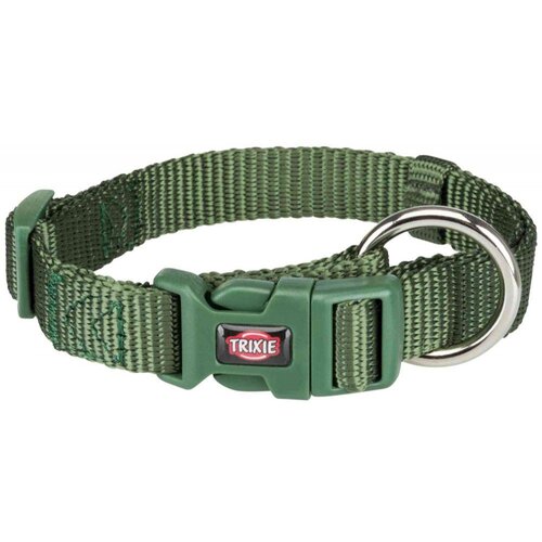 Trixie dog premium ogrlica 35-55/20mm tamno zelena Slike