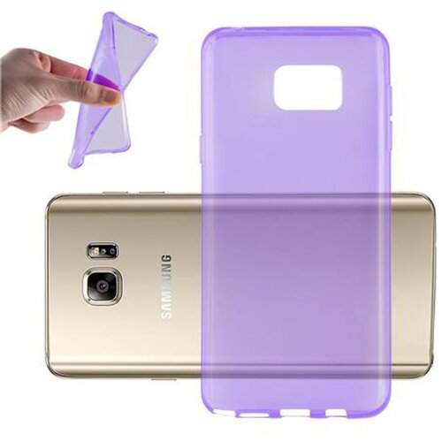 Cadorabo Case, združljiv s Samsungom v prozornem vijoličnem - za&amp;scaron;čitnem pokrovu, narejen iz fleksibilnega silikona TPU, (20586920) Slike