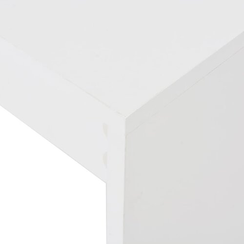  Barski stol s policom bijeli 110 x 50 x 103 cm Slike