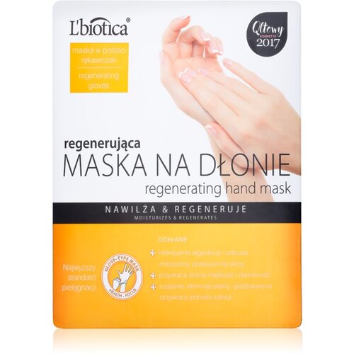 L&amp;acute;Biotica Masks regenerirajuća maska za ruke u obliku rukavica 26 g Slike
