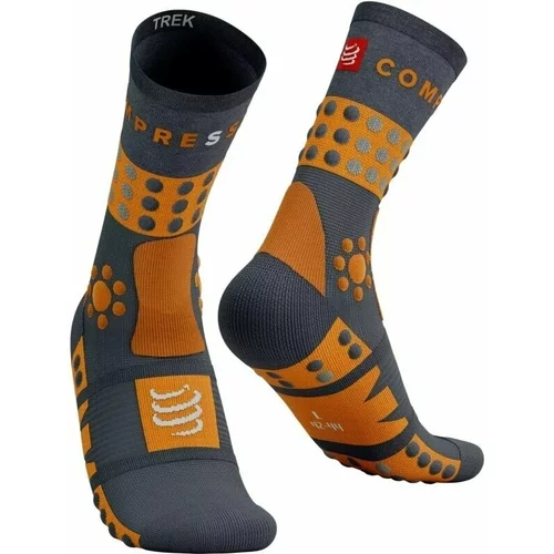 Compressport Trekking Socks Magnet/Autumn Glory T1 Tekaške nogavice