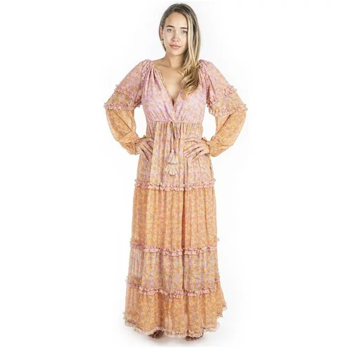 Isla Bonita By Sigris Dolge obleke Long Midi Dress. Rožnata