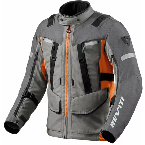 Rev'it! Jacket Sand 4 H2O Grey/Orange 2XL Tekstilna jakna