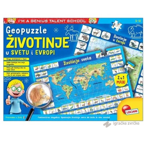 Lisciani I`am genius edukativna geo slagalica Cijene