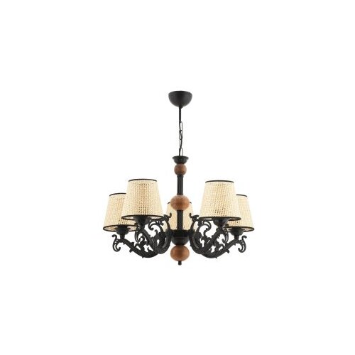 Opviq luster fiona coral wood black white cream Slike