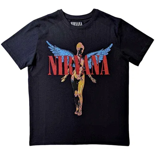 Nirvana Majica Angelic Unisex Black S