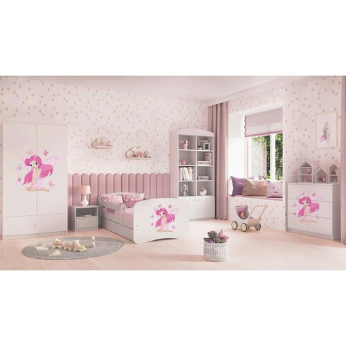 HAPPYKIDS OTROKA POSTELJA DREAMY VILA (VE BARV IN DIMENZIJ)-Bela-80x160 Slike