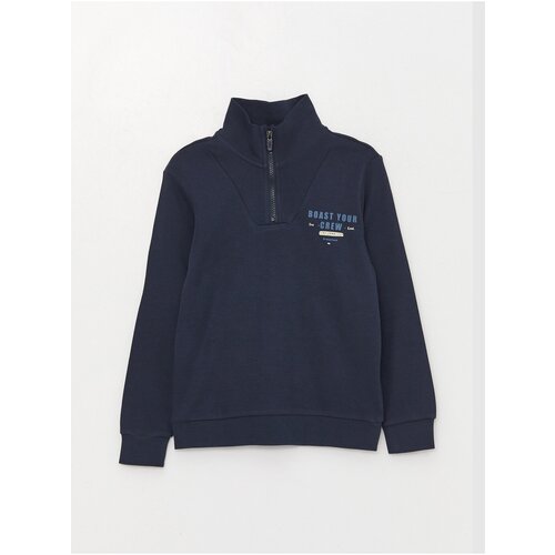 LC Waikiki Stand-Up Collar Printed Long Sleeve Boys' Sweatshirt Slike