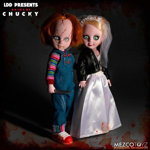 Star Images Set 2 figure Living Dead Dolls Chucky i Tiffany, 25 cm Slike