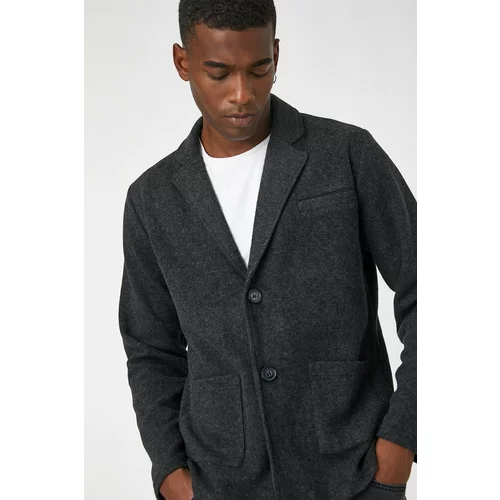 Koton Jacket - Gray - Regular fit
