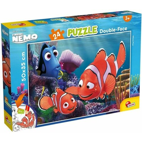 Lisciani Puzzle Disney Nemo složi I oboji - 24 dela Slike
