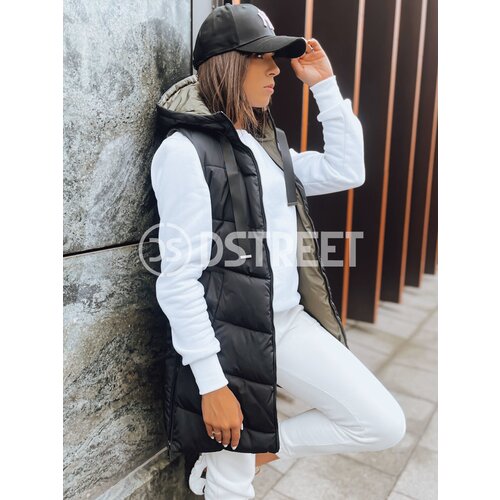 DStreet Czarna dwustronna kamizelka damska ONADE Slike