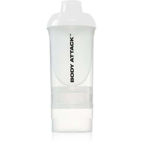 Body Attack ShakeOne sportski shaker boja White 600 ml Slike
