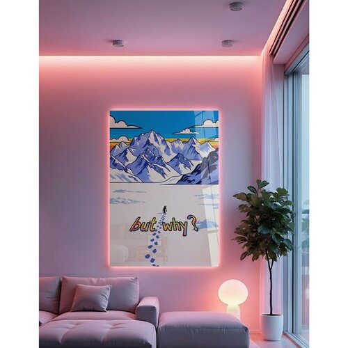 WALLXPERT Huhu692 dekorativna slika od kaljenog stakla 40 x 60 cm Cene