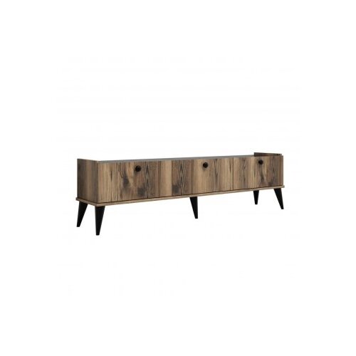 Hanah home lidya walnutmarble tv stand Cene