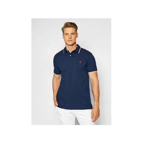 Polo Ralph Lauren Polo majica Classics 710842621003 Mornarsko modra Slim Fit