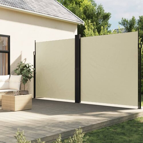  The Living Store Zložljiva stranska tenda krem 220x1000 cm - Zložljiva Stranska Tenda, (21446078) Cene