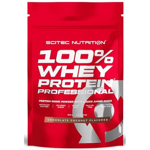 Scitec Nutrition Protein 100% Whey Professional, Čokolada-kokos 500g Cene
