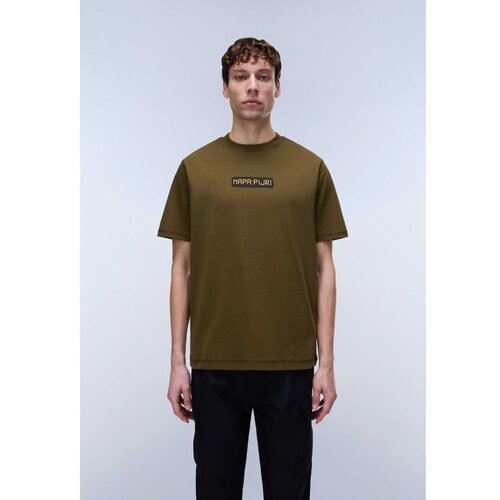 Napapijri S-sol ss dark olive g3a Cene