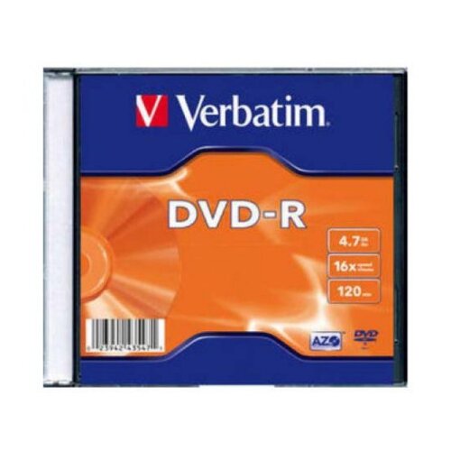 Verbatim DVD-R 4.7GB 16X Slim Case 43547 ( 5516VS/Z ) Cene