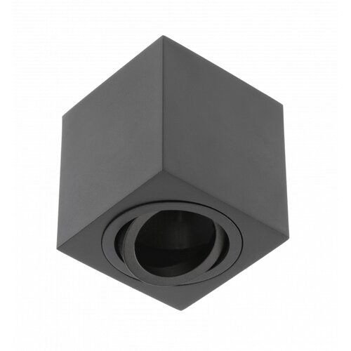 Gtv stropna svetilka aveiro bis 1xGU10 230V IP20 oglata, črna Cene