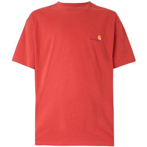 Carhartt WIP Majica 'American Script' rumena / vinsko rdeča / oranžno rdeča Cene