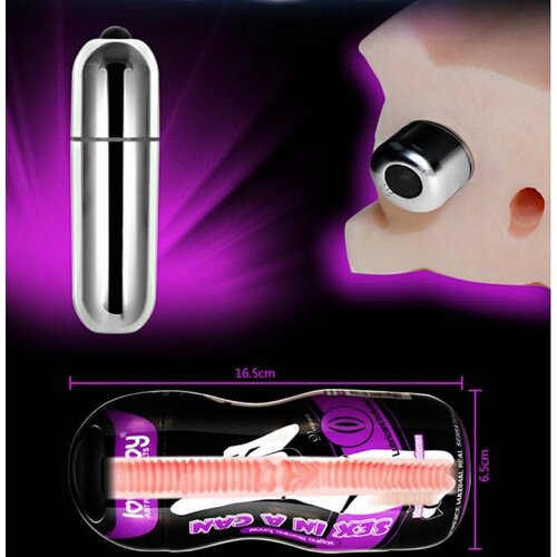 Lovetoy 2021 Masturbator Sex In A Can Vibrating Vagina Tunnel Slike