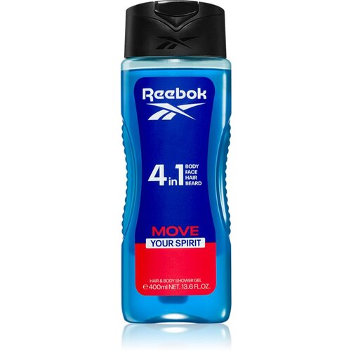 Reebok Move Your Spirit osvežujoč gel za prhanje 4 v 1 400 ml Cene