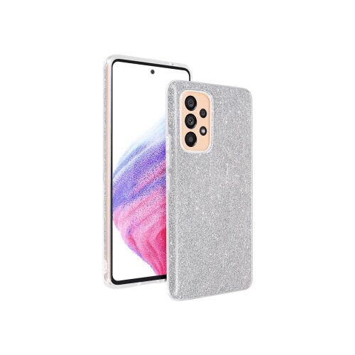  ovitek z ble&amp;scaron;čicami Bling za Samsung Galaxy A16 - srebrna Slike