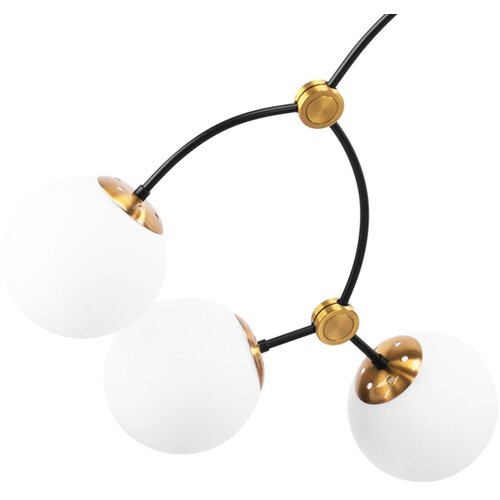 Toolight Stropni luster BLACK MAT APP1673-8CP Slike
