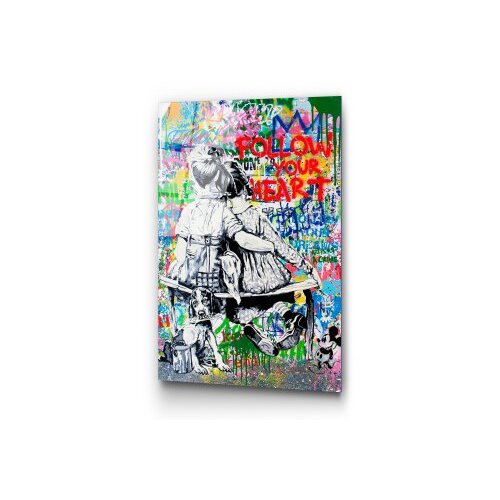 Wallxpert Slika od kaljenog stakla 70x100cm Slike