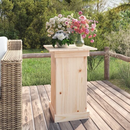 vidaXL Stojalo za rože 40x40x60 cm trdna borovina Cene