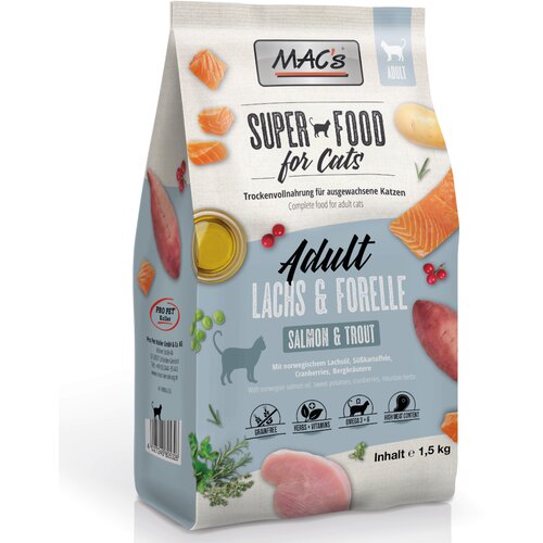 MAC's Cat Adult losos i pastrva - 1,5 kg Cijene