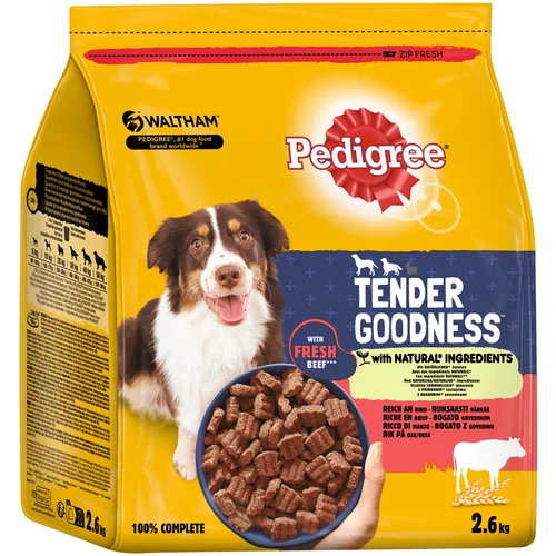 Pedigree Tender Goodness govedina - 2,6 kg