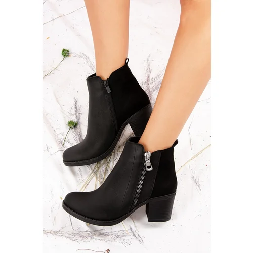 Fox Shoes Black Women's Boots