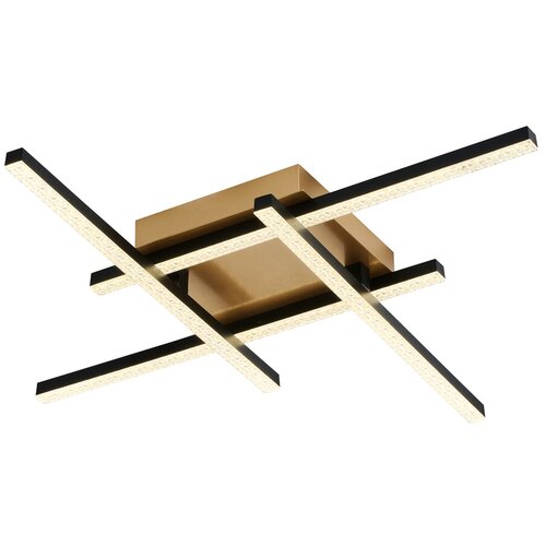 Rabalux luster Demir, LED, 24W, 4000K, 55x55cm, Crni Cene